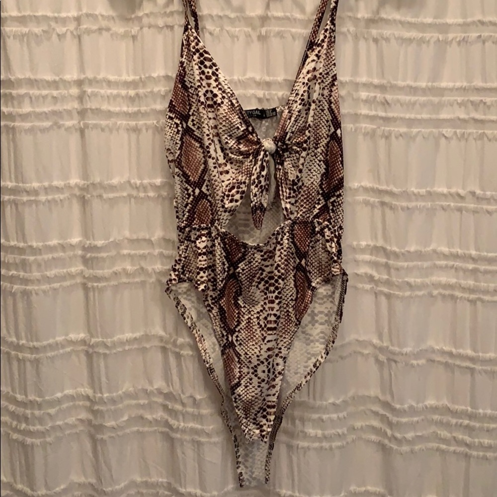 Snake skin body suit